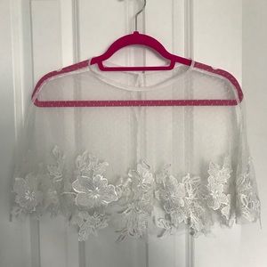 Wedding dress topper